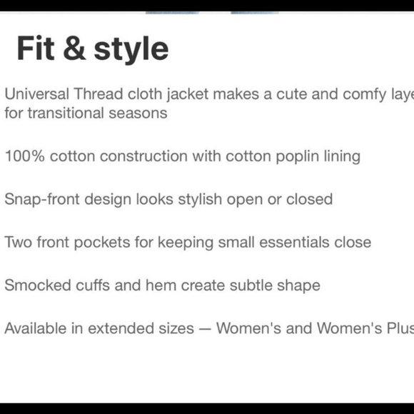 🍂 Universal Thread Cloud Bomber Jacket Light Blue & White Tie Dye  Size M - Picture 14 of 15